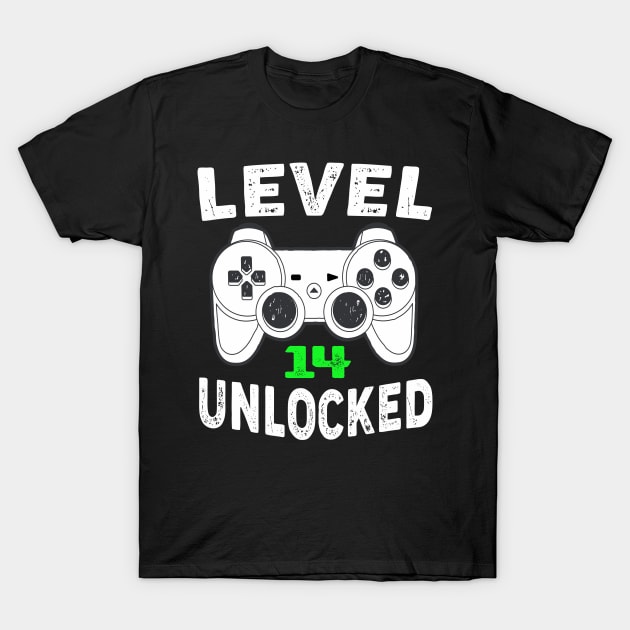 Level 14 Unlocked T-Shirt by Aliaksandr